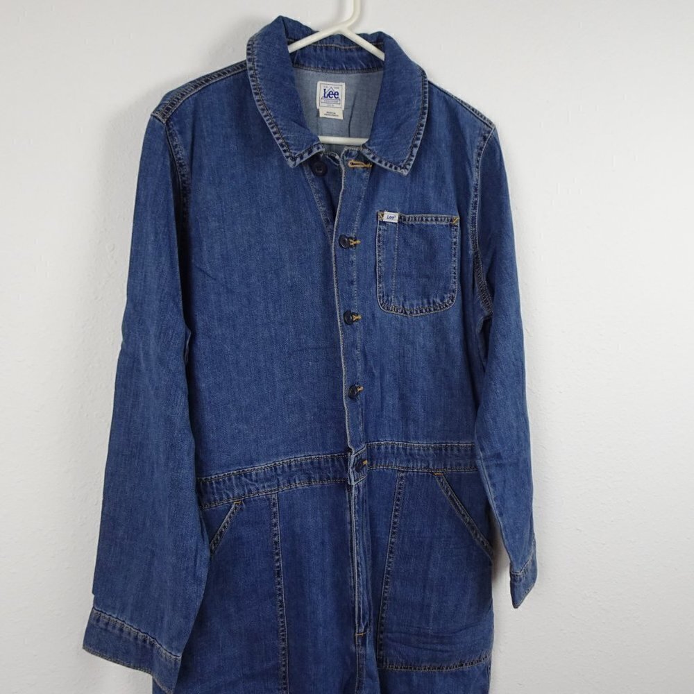 Lee Workwear Union Alls Jumpsuit Women's Size XL Coveralls Blue Denim NEW - Picture 4 of 10